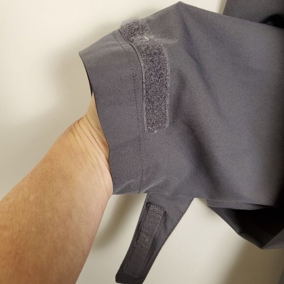 SwissTech Mens Jacket M 38-40 Full Zip Hooded Pockets Mid Length Logo Raincoat - Picture 6 of 16